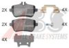 MERCE 0064205720 Brake Pad Set, disc brake